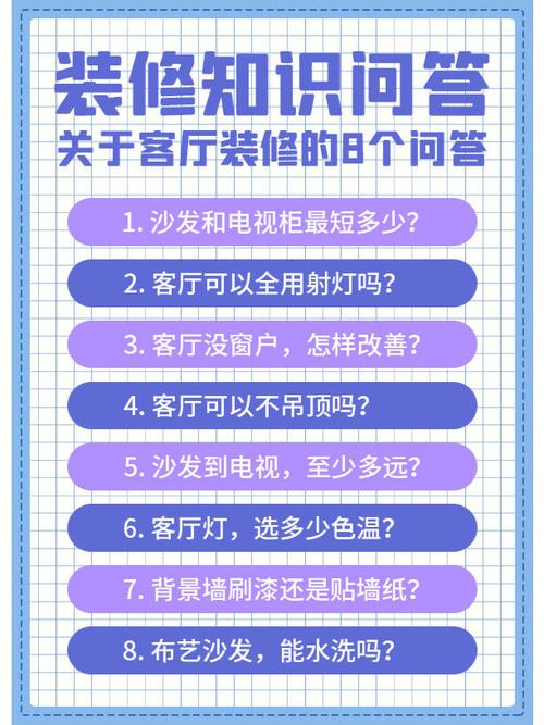 装修知识问答文案模板下载 装修知识问答大全