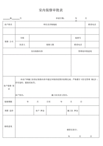 审批装修公司要哪些材料 装修公司审批手续